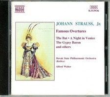 Johann Strauss, Jr. Famous Overtures CD