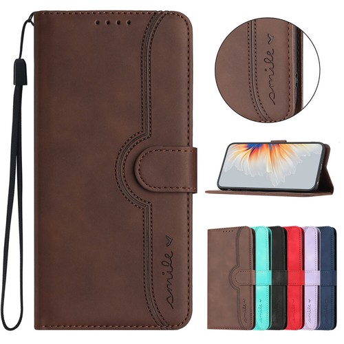 For Motorola G14 G34 G54 G84 E14 Edge 50 Leather Magnet Wallet Case Flip Cover - Picture 49 of 67