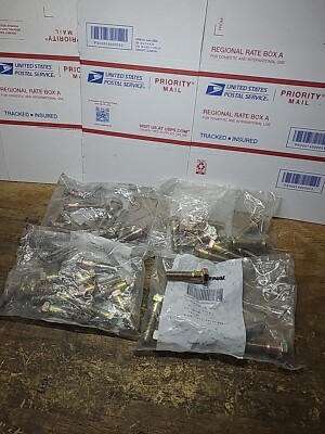 (40)..1/2''-13 x 2''.. Hex Bolt.  Zinc Plated. Grade 8 . Coarse PARTIAL Thread...