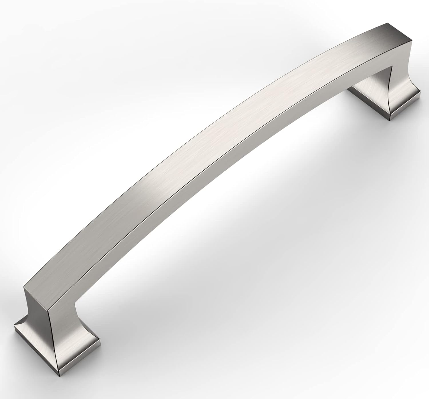 10 Pack Brushed Satin Nickel 5 Inch(128Mm) Hole Centers Kitchen Cabinet Pulls Ca