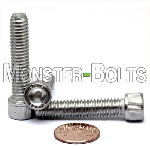 5/16-18 Socket Head Cap Screws, 18-8 (A2) Stainless Steel, SAE Coarse Thread