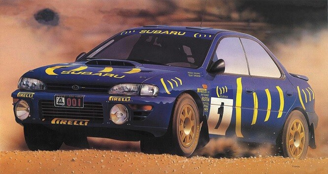 Hasegawa 20589 - 1/24 Subaru Impreza, 1994 Hong-Kong - Beijing Rally - New