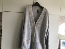 Marccain Sports Cardigan In Shades Blue/grey Size 4 New With Tags
