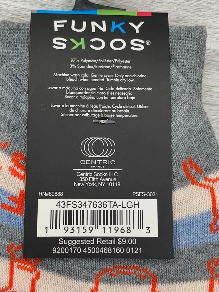 Calcetines Funky Para Hombre Calcetines Crew Gris Rayas Moonshine Botella Zapato Talla 6-12 Whisky Foto 4 de 4