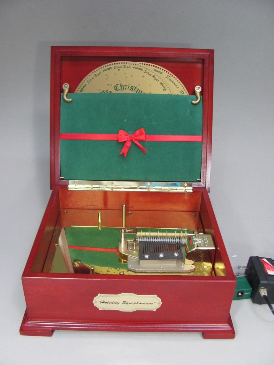 Vintage Mr. Christmas Holiday Symphonium Music Box Complete with
