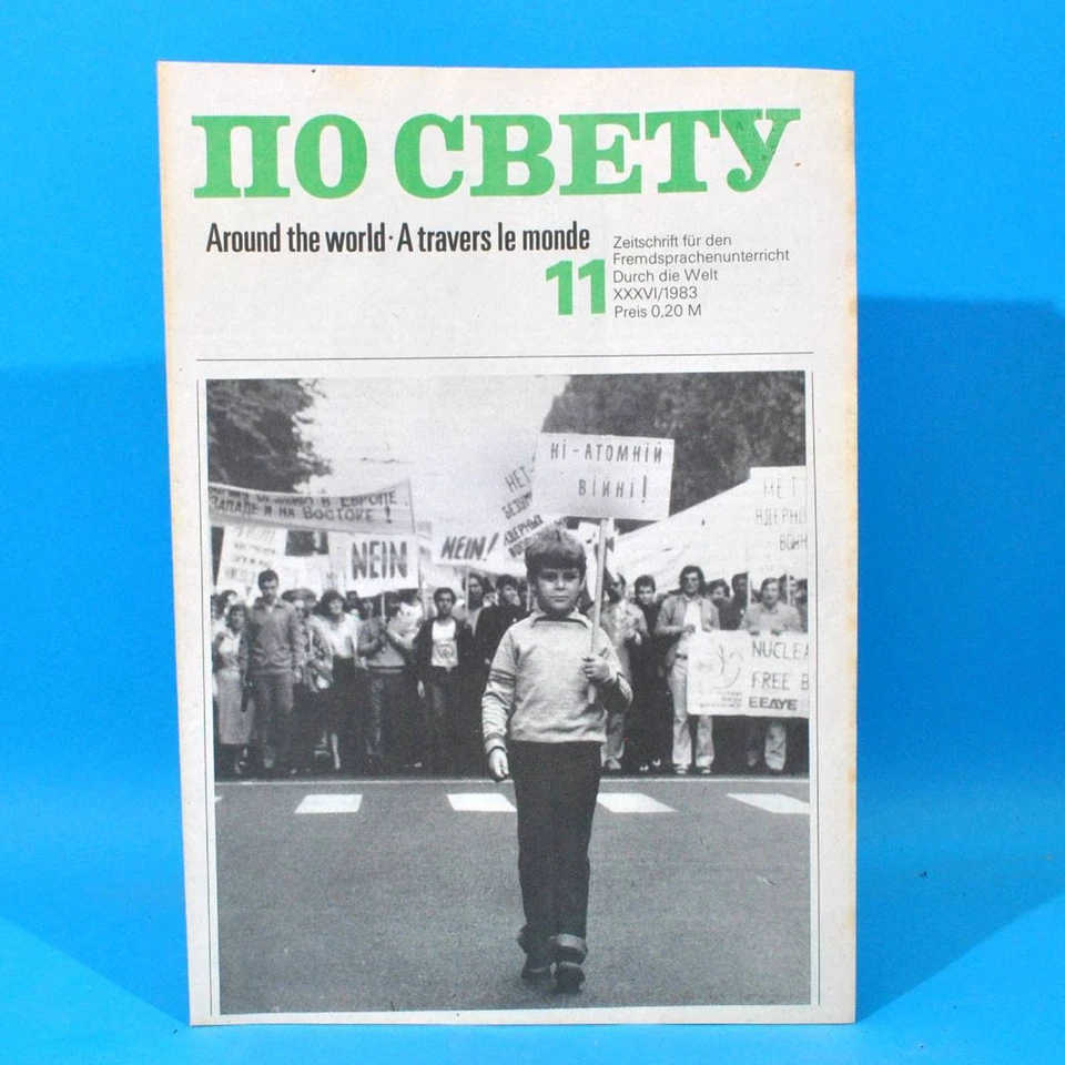 DDR Po swetu 11 von 1983 По свету | Russisch Englisch Französisch | Schulbuch - Bild 1 von 1