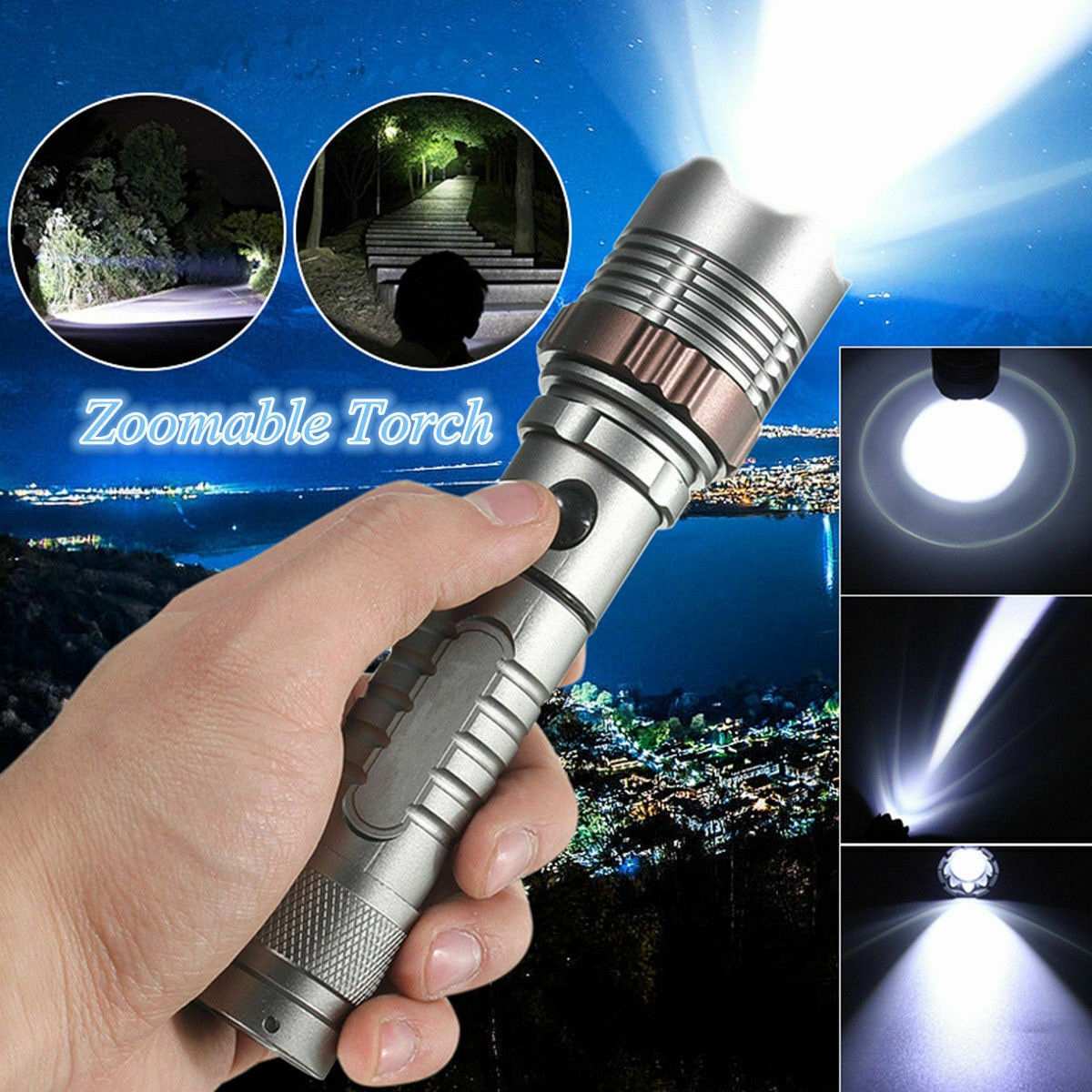 amazon rechargeable tactical flashlight Flashlights High Lumens, Super Bright LED Small Powerful with Memory Function, 6Modes Pocket Waterproof Flash Light for Home,Camping,Car,Emergency,Gifts for Men consistent output SKYFIRE 6000 Lumens Rechargeable Flashlight