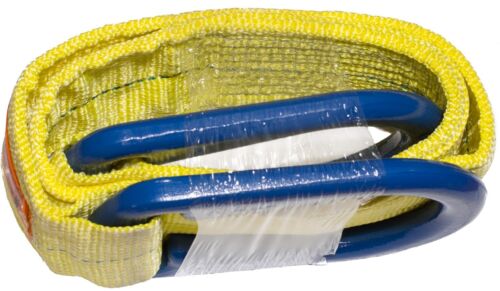 Liftall Webmaster Web Sling 4" x 5' Type U 2-Ply Yellow Polyester Unilink - Picture 3 of 6