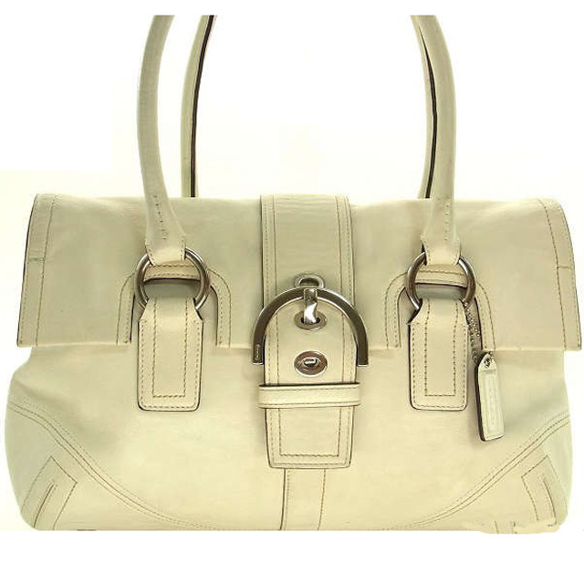 Coach Shoulder bag White Woman Authentic Used A187 eBay
