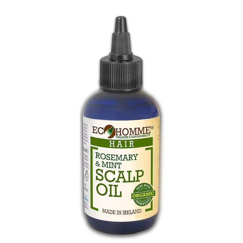 EcoHomme Hair Scalp Oil Rosemary & Mint 100ml for Hair Growth
