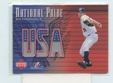 BOB ZIMMERMAN 2003 Upper Deck National Pride Usa Baseball Jersey Relic NP-BZ
