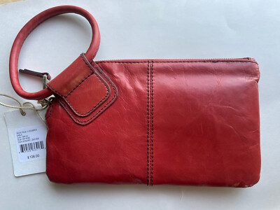 Hobo International ~ Sable Clutch/Wristlet ~ Brick Red