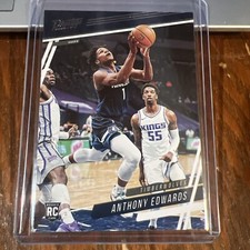 Anthony Edwards 2020-21 Panini Chronicles Prestige Rookie Card RC #58 NM-MT. rookie card picture