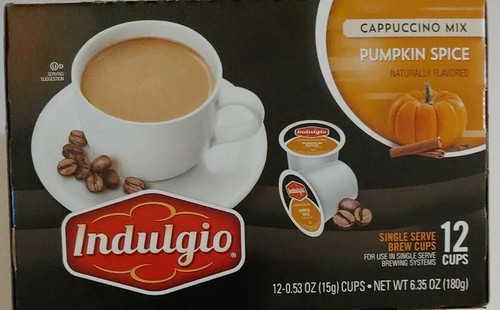 12 Count Indulgio K-Cups Pumpkin Spice 