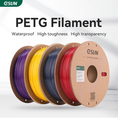eSun【30% OFF für 3pcs】3D-Drucker PETG Filament 1.75 mm Spule Hohe Zähigkeit