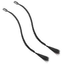 2Pcs Hair Extension clips Hairpieces Curtain bangs Braid Hair Extensions