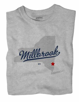 Millbrook New York NY T-Shirt MAP