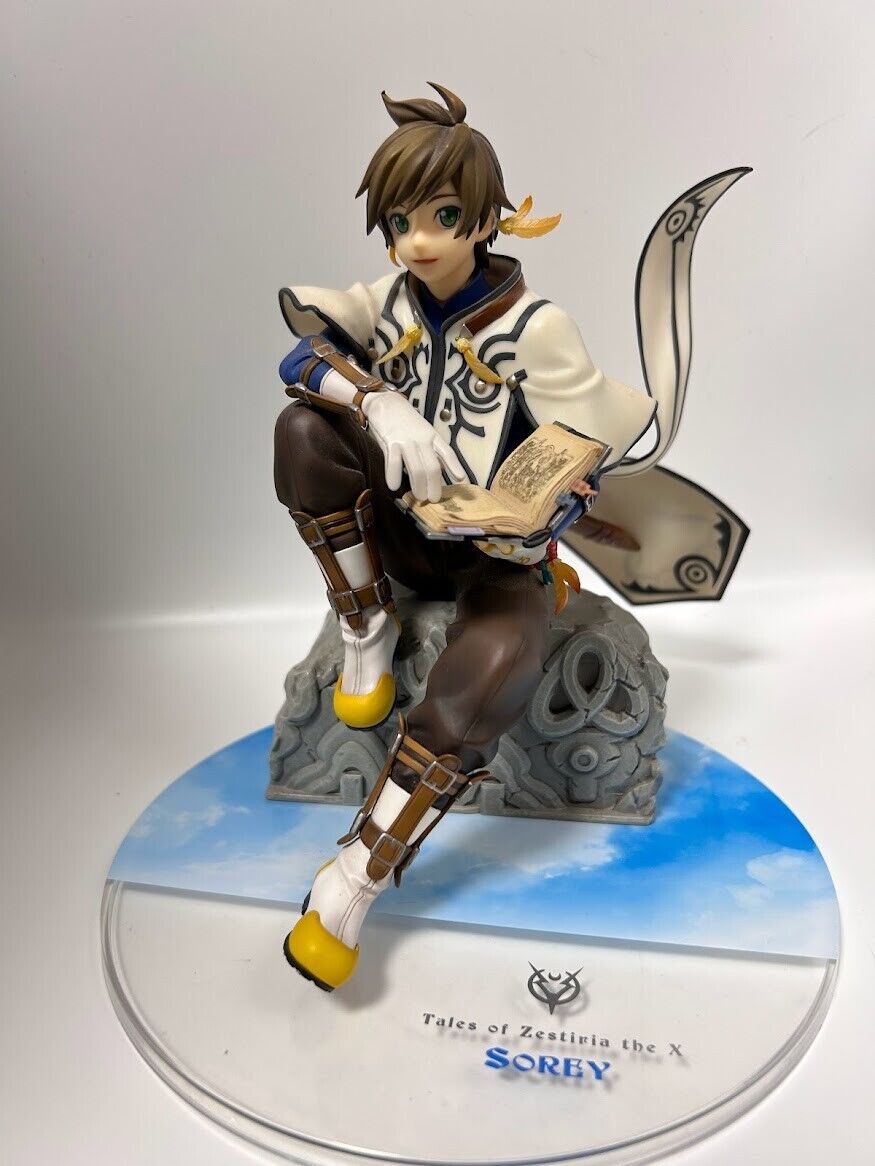 100% Original:Game Tales of Zestiria Sorey Sitting posture 1/7 PVC Action  Figure Anime