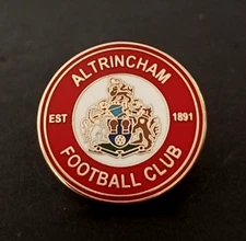 ALTRINCHAM BUTTERFLY PIN BADGE