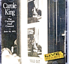 Carnegie Hall Concert-June 18 1971 by King, Carole (CD, 2008) for