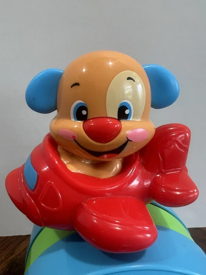 Fisher Price Laugh & Learn Crawl Along Ball ABC 123 Musical Airplane - Image 4 of 4