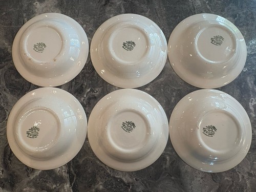 6er Set Royal China Willow Geschirr 8" Suppenschüsseln klassisch blau Weidenmuster J53 - Bild 14 von 17