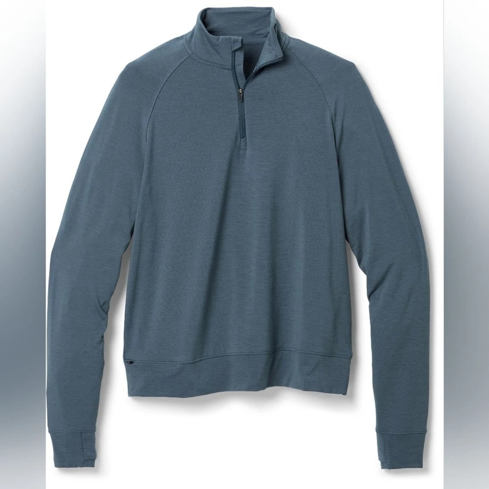 REI Co-op Active Pursuits Long Sleeve Quarter Zip Pullover Blue Sz Medium