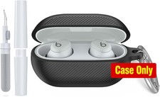 Beats Solo Buds 2024 Case Cover with Cleaner Kit, Soft Silicone Shockproof Prot