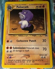 Pokemon Poliwrath 28/75 Neo Discovery Rare MP Vintage WOTC on eBay