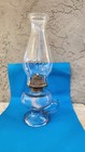 Vintage Kerosene Finger Lamp with Globe — photo 1