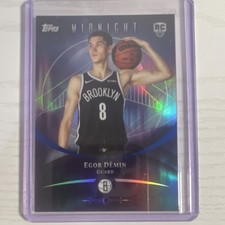 2025-26 Topps Midnight Egor Demin #68 Brooklyn Nets Rookie Basketball Card
