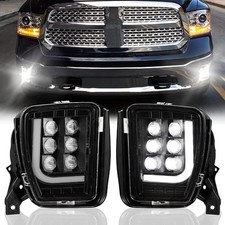LED Fog Lights with Daytime Running Lights 2013-2018 Ram Led Fog Light