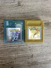 Pokemon Crystal and Gold Version (Nintendo Game Boy Color, 2000) - New Battery