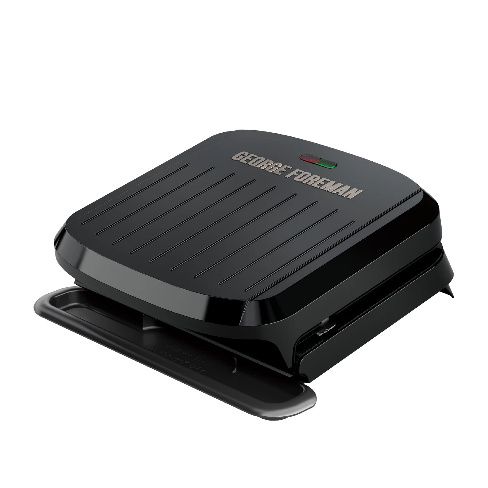 4-Serving Non-Stick Removable Dishwasher Safe Plates Grill & Panini Maker