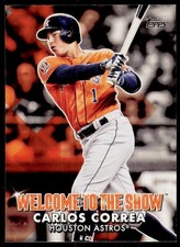 2022 Topps Carlos Correa WTTS-30 Welcome to the Show Houston Astros