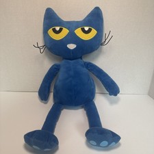 KOHL'S CARES - PETE THE CAT Blue Plush 15-16" Toy 2018 - VGC