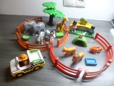 Playmobil 123 Junior Toller Tierpark Zoo und Safari Auto ANSEHN