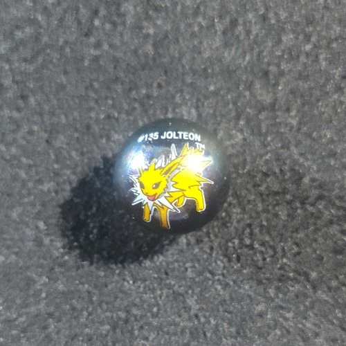 Vintage 1990’s Toy Biz Collectible Pokemon Marble - Jolteon #135