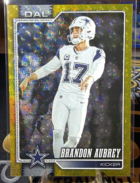 Topps Flagship 2026 Brandon Aubrey Cowboys #52 Gold Foil 1/1 Superfractor