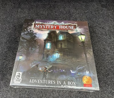 Mystery House Adventures in a Box Brettspiel NEU Sealed Escape Room Spiel