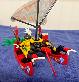 LEGO System Pirates: Islander Catamaran (6256) Nearly Complete. No Box.