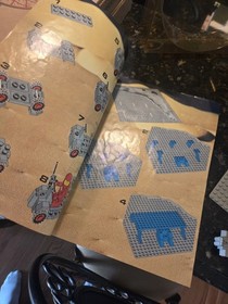 VTG LEGO Classic 493 Space Command Center NEAR Complete W/Box & Instructions 