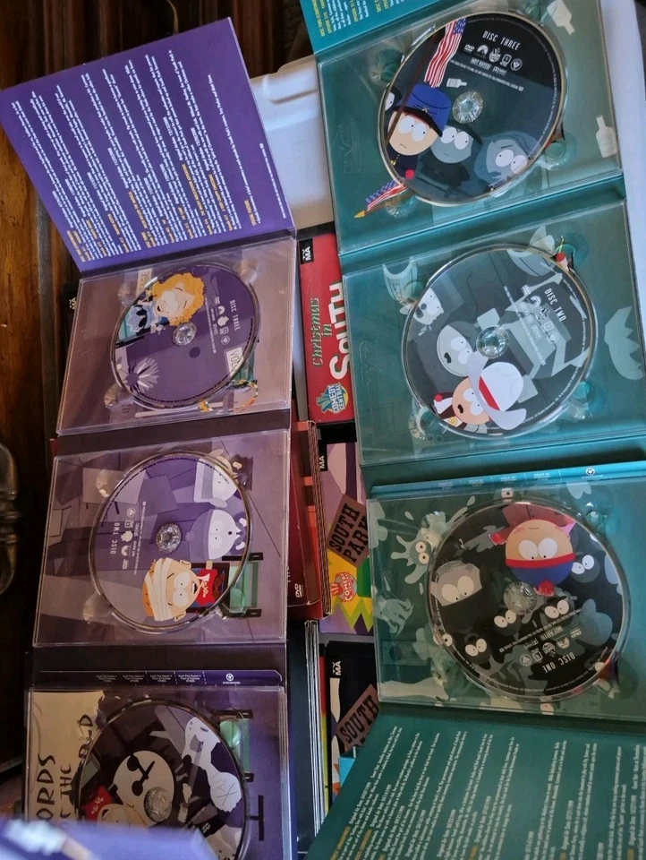 South Park Seasons 1-4 DVD Box Sets Lot Of 11 + The HITS , VOL 1&2&4 XMAS TIMMY - Image 4 of 4