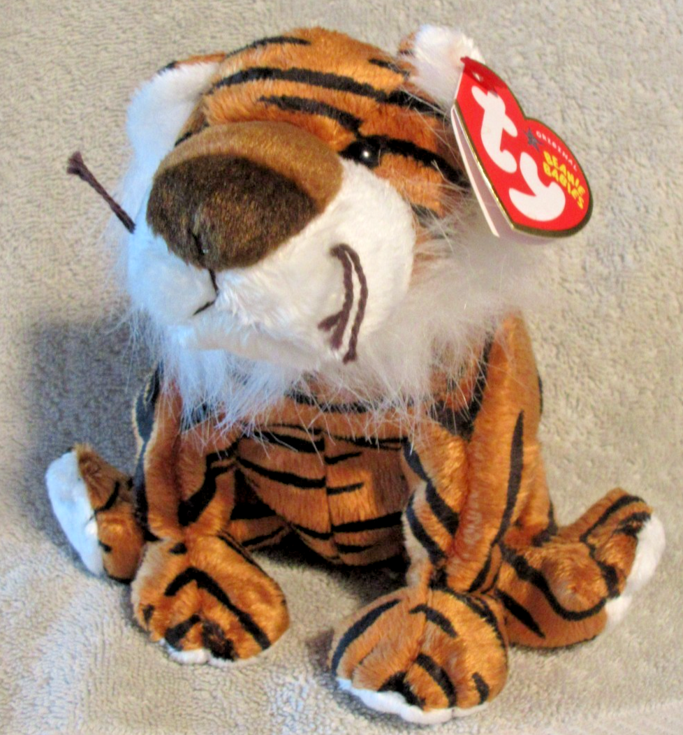 tyビーニー 2005 Ty Beanie Baby Babies Original Stripey The Tiger 40256