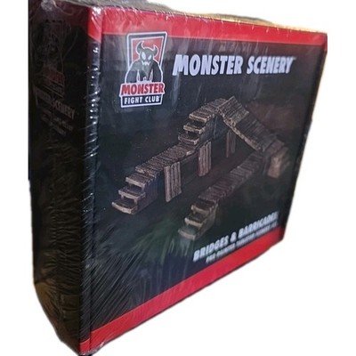 Monster Fight Club Terrain: Tabletop Bridges & Barricades Prepainted Models (Z9