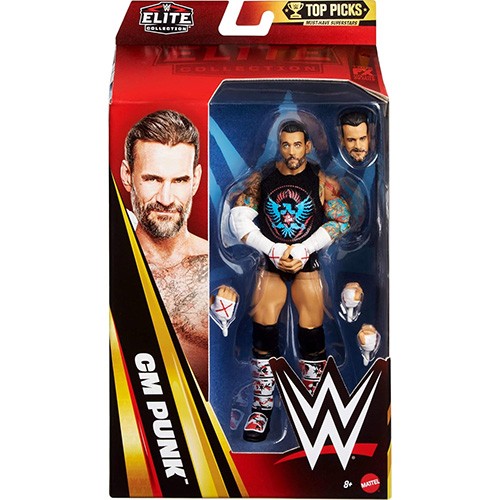 WWE Elite Collection Top Picks CM Punk Action Figure 2026 Mattel