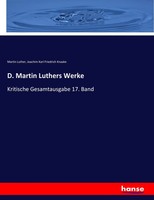 Martin Luther (U. A.) | D. Martin Luthers Werke | Taschenbuch | Deutsch (2017)