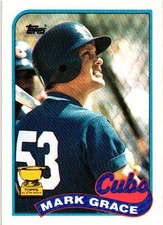 1989 Topps Mark Grace Rooke Cup #465
