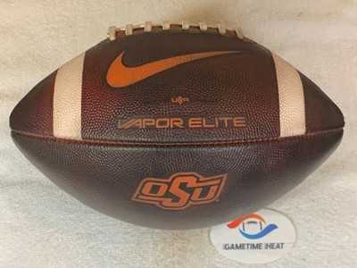 Used Oklahoma State Cowboys OSU Nike Vapor Elite Game Football Ball Prepped Mud