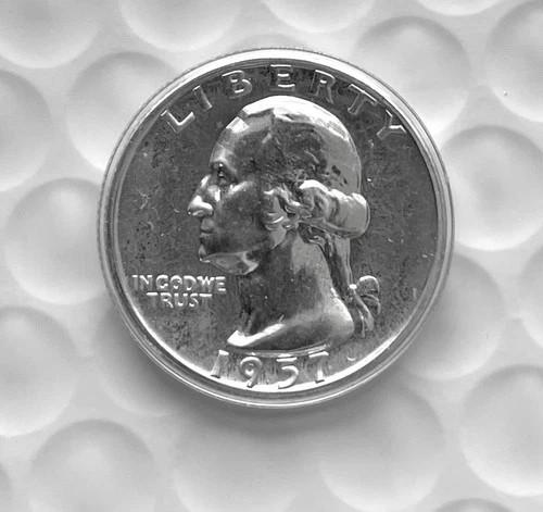 1957 P Washington Quarter Proof 90% Silver. FREE SHIPPING